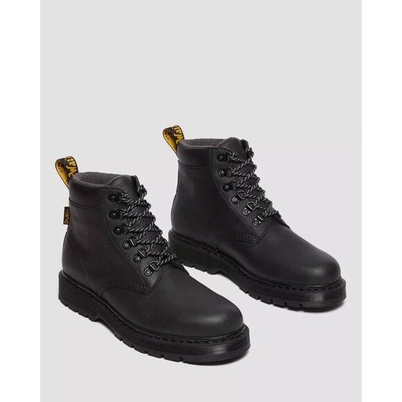 Dr. Martens 939 Trinity Waterproof Black Lace Up Boots Leather Men 8 / 41 NEW main image 4